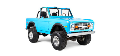 Classic Ford Bronco front passenger-side view