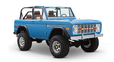 Classic Ford Bronco front passenger-side view