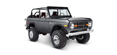 Classic Ford Bronco front passenger-side view
