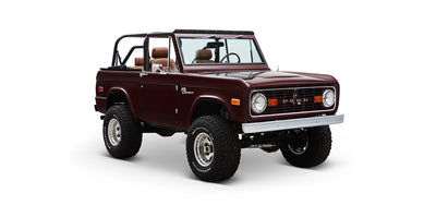 Classic Ford Bronco front passenger-side view