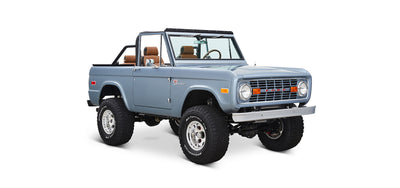 Classic Ford Bronco front passenger-side view