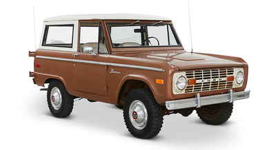 Classic Ford Bronco front passenger-side view