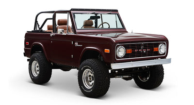 Classic Ford Bronco front passenger-side view