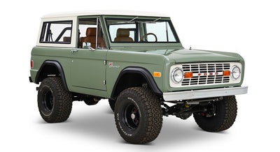 Classic Ford Bronco front passenger-side view