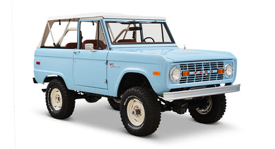 Classic Ford Bronco front passenger-side view