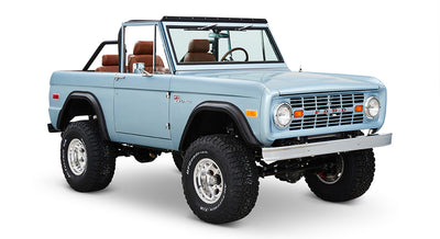 Classic Ford Bronco front passenger-side view