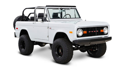 Classic Ford Bronco front passenger-side view
