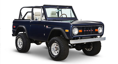 Classic Ford Bronco front passenger-side view