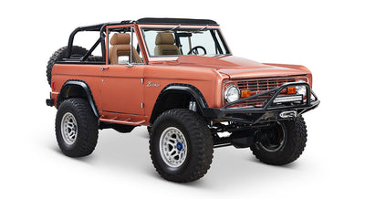 Classic Ford Bronco front passenger-side view