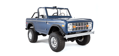 Classic Ford Bronco front passenger-side view