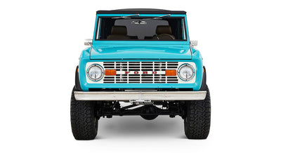 Classic Ford Bronco front passenger-side view