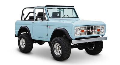 Classic Ford Bronco front passenger-side view