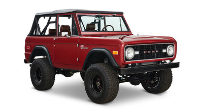 Classic Ford Bronco front passenger-side view