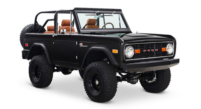 Classic Ford Bronco front passenger-side view