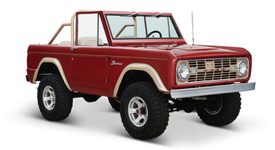 Classic Ford Bronco front passenger-side view