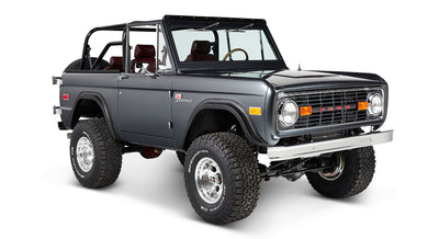 Classic Ford Bronco front passenger-side view