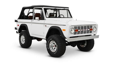 Classic Ford Bronco front passenger-side view