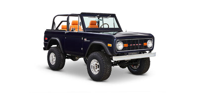 Classic Ford Bronco front passenger-side view