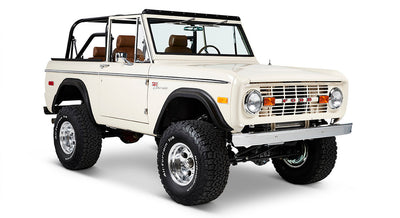 Classic Ford Bronco front passenger-side view