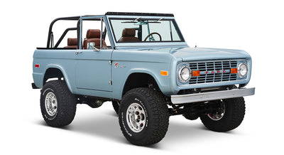 Classic Ford Bronco front passenger-side view