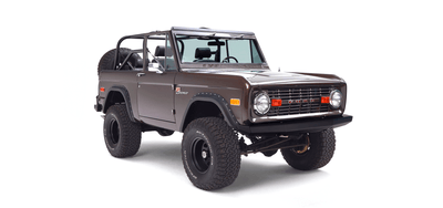 Classic Ford Bronco front passenger-side view