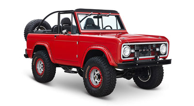 Classic Ford Bronco front passenger-side view