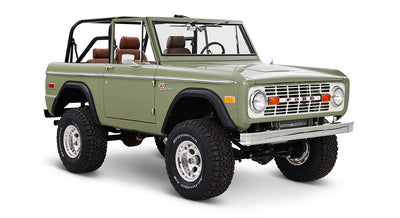 Classic Ford Bronco front passenger-side view