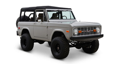 Classic Ford Bronco front passenger-side view