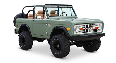 Classic Ford Bronco front passenger-side view