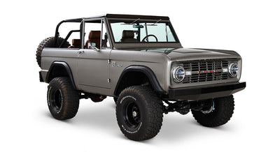 Classic Ford Bronco front passenger-side view