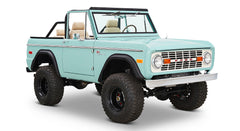 Classic Ford Bronco front passenger-side view
