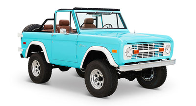 Classic Ford Bronco front passenger-side view