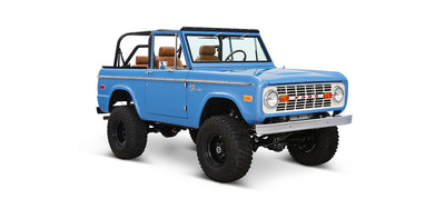 Classic Ford Bronco front passenger-side view