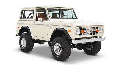 Classic Ford Bronco front passenger-side view