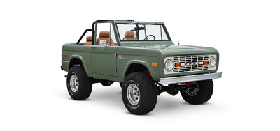 Classic Ford Bronco front passenger-side view