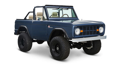 Classic Ford Bronco front passenger-side view