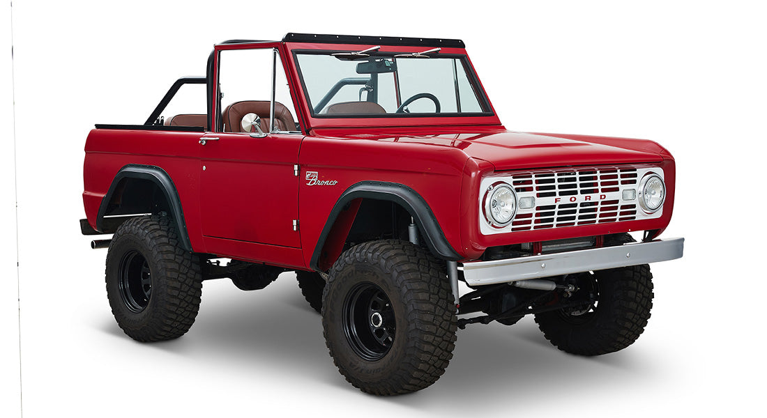 Classic Ford Bronco front passenger-side view