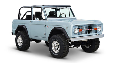 Classic Ford Bronco front passenger-side view