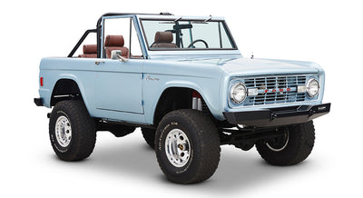 Classic Ford Bronco front passenger-side view