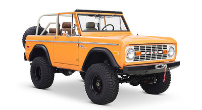 Classic Ford Bronco front passenger-side view