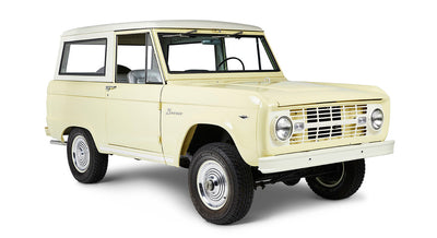 Classic Ford Bronco front passenger-side view