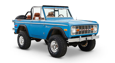 Classic Ford Bronco front passenger-side view