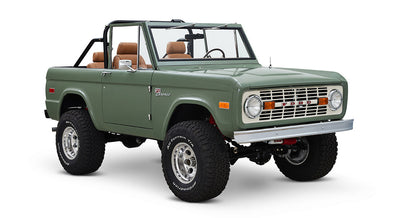 Classic Ford Bronco front passenger-side view