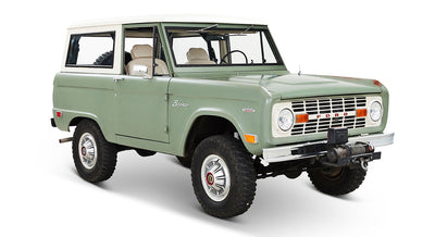 Classic Ford Bronco front passenger-side view