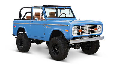 Classic Ford Bronco front passenger-side view