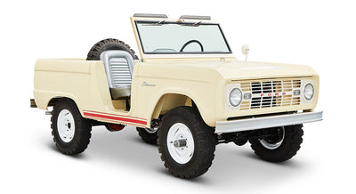 Classic Ford Bronco front passenger-side view