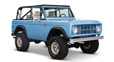 Classic Ford Bronco front passenger-side view