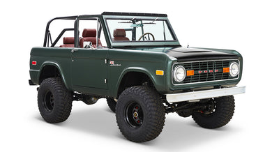Classic Ford Bronco front passenger-side view