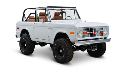 Classic Ford Bronco front passenger-side view