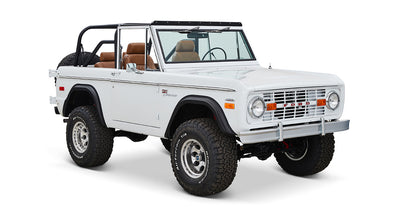 Classic Ford Bronco front passenger-side view